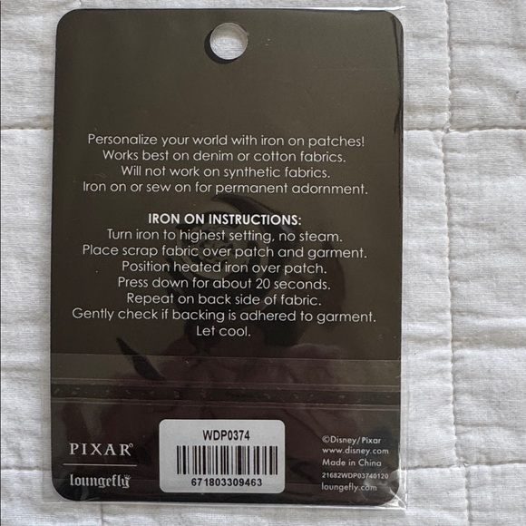 Loungefly Pixar Pizza Slice Patch - Yellow and Brown - Picture 2 of 2